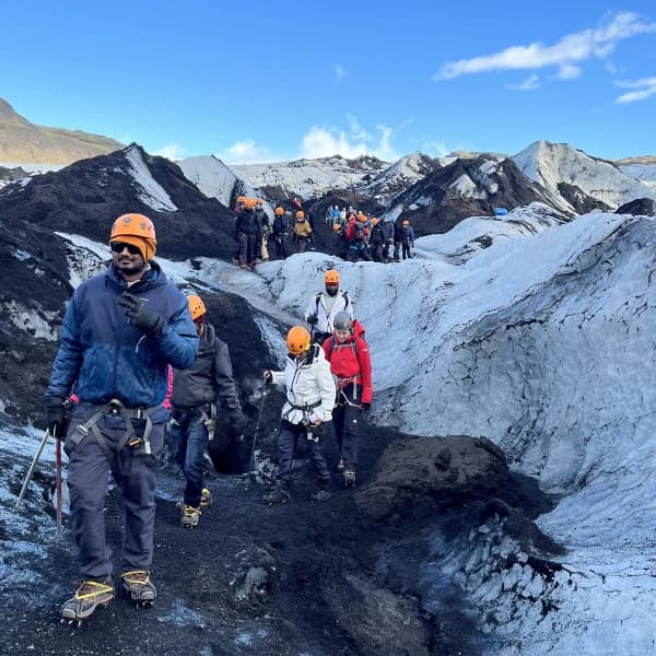 Experience an epic glacier hike in Sólheimajökull