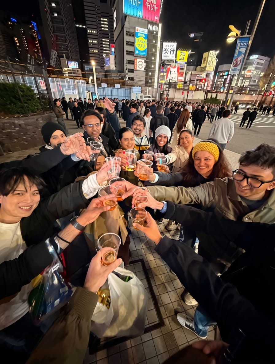 Shinjuku Izakaya Crawl - Alleyways, Sips, Stories