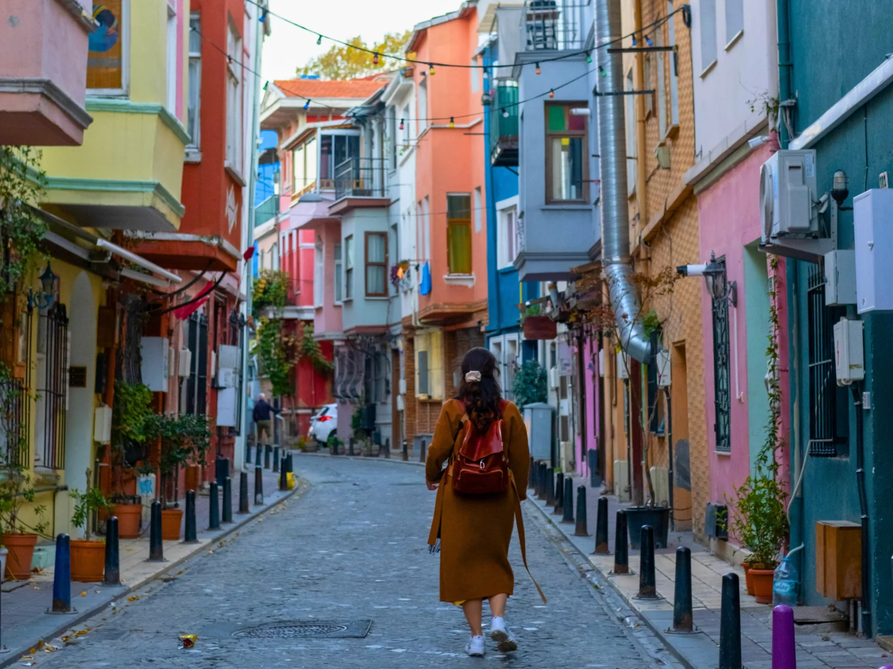 Balat's painted hillside houses, antique shops, and cafés that don't advertise themselves. This is Istanbul's most visually striking neighbourhood on foot