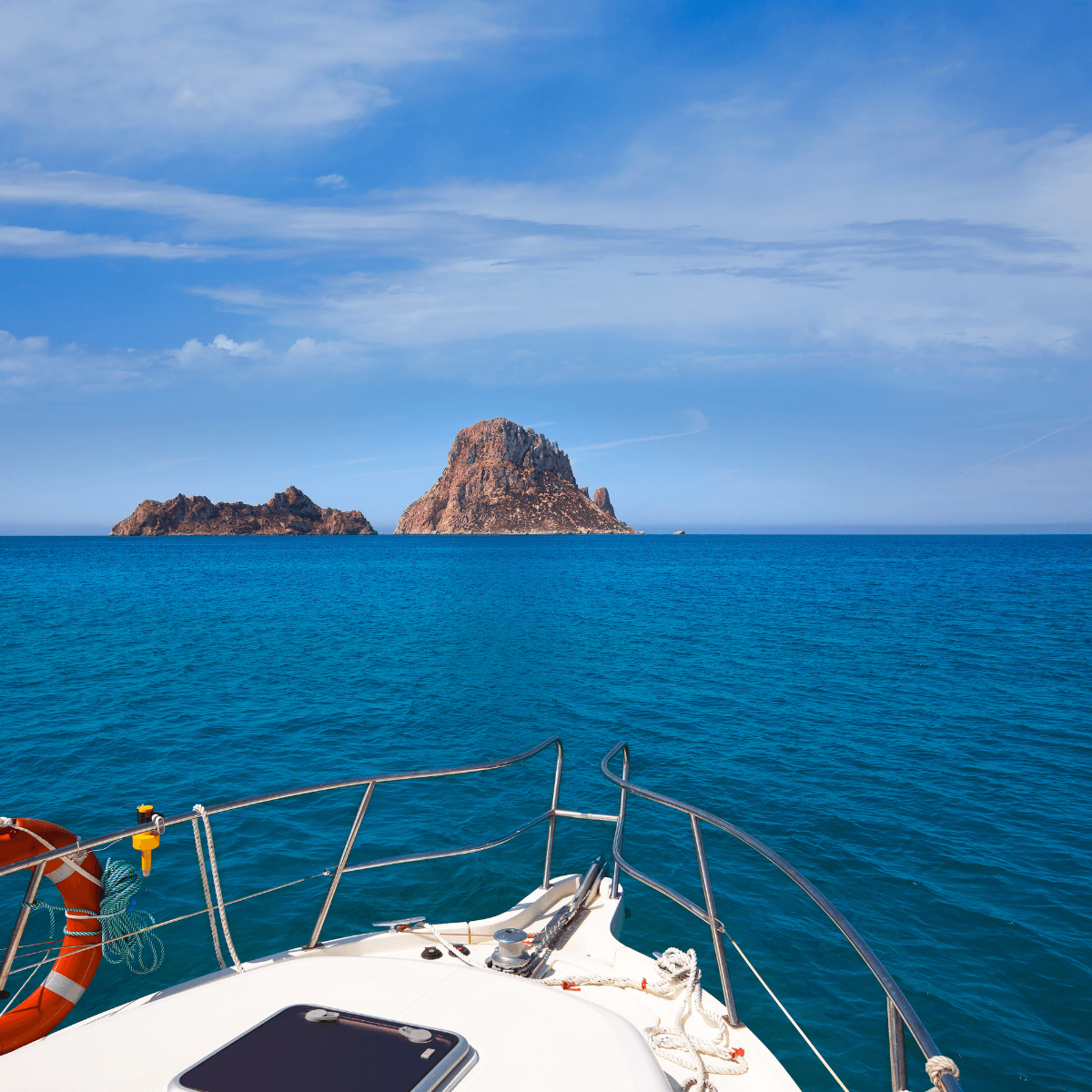 Sundowner on a private catamaran