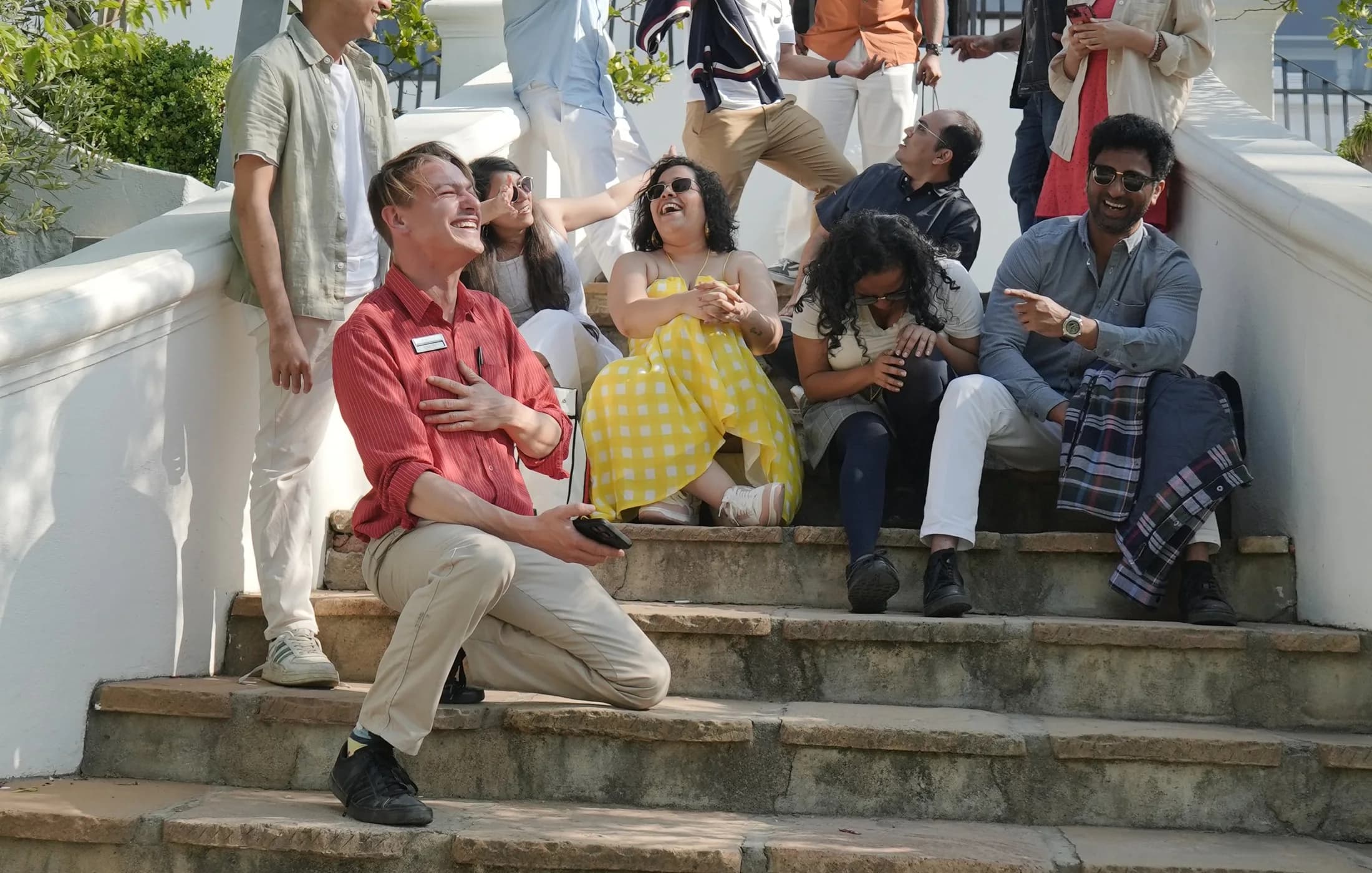 Bucketlist travellers sharing a moment together